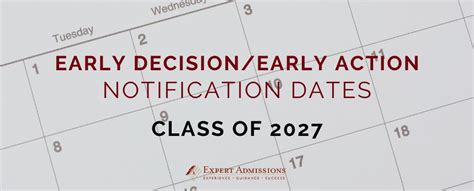 Here are the Regular Decision Notification Dates for the Class of 2027 School. . Purdue early decision date